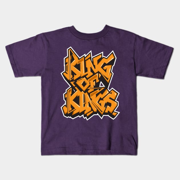 king of the kings Kids T-Shirt by thecave85